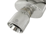 AFE aFe Takeda Exhaust 2.5in Dia 304SS Axle-Back w/Polished Tip 06-11 Honda Civic EX Sedan L4 1.8L 49-36610