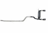 AFE aFe Rebel Series 2.5in 409 SS Cat-Back Exhaust w/ Black Tips 18-19 Jeep Wrangler (JL) V6 3.6L 49-48076-B