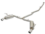 AFE aFe POWER Takeda 16-17 Honda Civic I4-1.5L (t) 2.25-2.5in 304 SS CB Dual-Exit Exhaust Polish Tip 49-36615-P