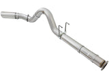 aFe ATLAS 5in DPF-Back Alum Steel Exhaust System w/Polished Tip 2017 Ford Diesel Trucks V8-6.7L (td) | 49-03090-P