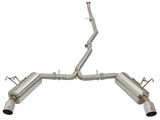 AFE aFe POWER Takeda 16-17 Honda Civic I4-1.5L (t) 2.25-2.5in 304 SS CB Dual-Exit Exhaust Polish Tip 49-36615-P