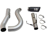 AFE aFe MACHForce XP Exhaust Large Bore 5in DPF-Back Alu. 13-15 Dodge Trucks L6-6.7L (td) *Black Tip 49-02051-1B