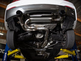 AFE aFe MACH ForceXP 3IN to 2.5IN 304SS Cat-Back Exhaust System w/ Black Tips 14-16 BMW M235i (F22/23) 49-36347-B