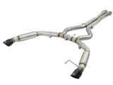 aFe MACHForce XP 3in 304 SS Sport Tone Cat-Back w/ Black Tips 15-17 Ford Mustang V6-3.7L/V8-5.0L | 49-33088-B