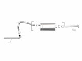 AFE aFe MACH Force-XP 2.5in 409 SS Cat-Back Hi-Tuck Exhaust - 10-19 Toyota 4Runner V6-4.0L 49-46041-1