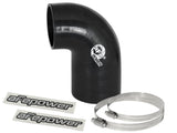 aFe Magnum FORCE CAI Univ. Silicone Coupling Kit (3in. ID to 2.5in. ID) 90 Deg. Elbow Reducer - Blk | 59-00058