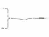 AFE aFe Takeda 2-1/2in 304 SS Cat-Back Exhaust w/ Polished Tips 14-18 Mazda 3 L4 2.0L/2.5L 49-37015-P