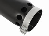 aFe MACHForce XP Cat-Back SS-304 5in Interooled Exhaust Tip 5in In x 6in Outx16inL Bolt-On Right Blk | 49T50601-B161