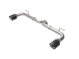 AFE aFe Takeda 2-1/2in 304 SS Axle-Back Exhaust w/ Carbon Fiber Tips 14-18 Mazda 3 L4 2.0L/2.5L 49-37014-C