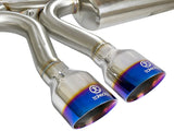 AFE aFe Takeda 3in 304 SS Cat-Back Exhaust System w/ Blue Tips 2017 Honda Civic Si I4 1.5L (t) 49-36618-L