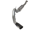 aFe MACHForce XP SS Exhaust 4in Cat-Back w/ Black Tip 2015 Ford F-150 EcoBoost V6 2.7/3.5Ltt | 49-43069-B