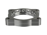 aFe 02-09 Chevrolet Trailblazer/ 02-09 GMC Envoy L6 4.2L Silver Bullet Throttle Body Spacer - Silver | 46-34022