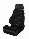 Recaro Black Leather/Classic Corduroy Recaro Classic LS Seat 089.00.0B27-01