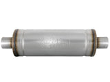 aFe MACH Force-Xp 409 SS Muffler 2.5in Center/Center 18in L x 6in Dia - Round Body | 49M00021