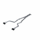 MBRP 15-16 Dodge Challenger 5.7L HEMI SS 3in Quad Split Rear Exit w/ Carbon Fiber Tips - T304 | S71163CF
