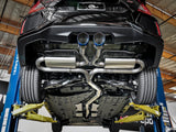 AFE aFe Takeda 3in 304 SS Cat-Back Exhaust System w/ Blue Tips 2017+ Honda Civic Si 4Dr I4 1.5L (t) 49-36621-L