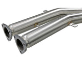 AFE aFe MACH ForceXP 2.5 IN 304 Stainless Steel Cat-Back Exhaust System w/ Black Tips 01-06 BMW M3 (E46) 49-36344-B