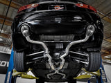 AFE aFe Takeda 2.5in 304 SS Cat-Back Exhaust System w/ Carbon Fiber Tips 16-18 Infiniti Q50 V6-3.0L (tt) 49-36132NM-C