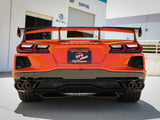 AFE aFe MACH Force-Xp 3in to 2-1/2in 304SS Cat-Back 2020 Chevy Corvette (C8) 6.2L - Carbon Fiber Tip 49-34124-C