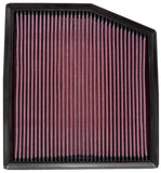 K&N 10-12 BMW 135i/335i/335i XDrive/X1 35i 3.0L L6 (E90) Replacement Air Filter | 33-2458