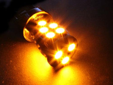 emK Rear Amber Turn Signal LEDs for Mk6 Golf | GTi e-Code Tails | emK_Mk6_Turn_Signal_7440