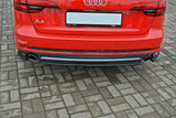 Maxton Design New Maxton Design Central Rear Splitter Audi A4 B9 S-Line