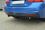 Maxton Design New Maxton Design Central Rear Splitter BMW 4 F32 M-Package (Without Vertical Bars)