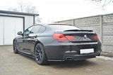 Maxton Design New Maxton Design Central Rear Splitter BMW 6 Gran Coupé M-Package (Without Vertical Bars)