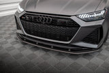 Maxton Design Maxton Design Carbon Fiber Front Splitter - Audi / C8 / RS6 / RS7 CF-AU-RS6-C8-FD1-245-P
