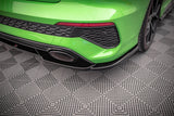 Maxton Design GLOSS BLACK Maxton Design Central Rear Splitter - Audi / 8Y / RS3 / Sedan AU-RS3-8Y-S-RD1G