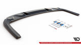 Maxton Design GLOSS BLACK Maxton Design Central Rear Splitter - Audi / 8Y / RS3 / Sedan AU-RS3-8Y-S-RD1G