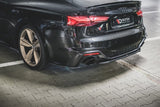 Maxton Design New Maxton Design Central Rear Splitter Audi RS5 F5 Facelift