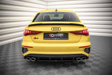 Maxton Design Maxton Design Central Rear Splitter For Audi S3 Sedan 8Y