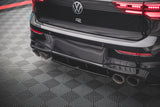 Maxton Design Maxton Design Central Rear Splitter For - VW Golf R Mk8