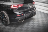 Maxton Design Maxton Design Central Rear Splitter For - VW Golf R Mk8