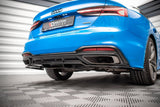 Maxton Design Maxton Design Central Rear Splitter (With Vertial Bars) Audi A5 S-Line F5 Facelift