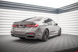 Maxton Design Maxton Design Central Rear Splitter (With Vertical Bars) BMW 7 M-Pack G11 Facelift