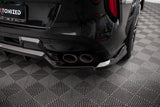 Maxton Design Maxton Design Central Rear Splitter (w/ Vertical Bars) - BMW X6 M F96