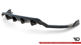 Maxton Design Maxton Design Central Rear Splitter (w/ Vertical Bars) - BMW X6 M-PACK F16