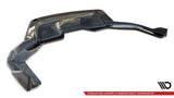 Maxton Design Maxton Design Central Rear Splitter (w/ Vertical Bars) - BMW X6 M-PACK F16