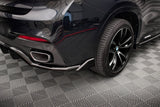 Maxton Design Maxton Design Central Rear Splitter (w/ Vertical Bars) - BMW X6 M-PACK F16