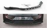 Maxton Design GLOSS BLACK Maxton Design Central Rear Splitter (With Vertical Bars) BMW I8 BM-I8-1-RD1G+RD2G