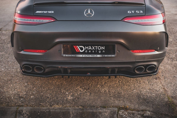 Maxton Design Central Rear Splitter (With Vertical Bars) Mercedes-AMG ...