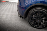 Maxton Design Maxton Design Central Rear Splitter (With Vertical Bars) - Tesla / Model Y