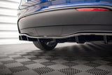 Maxton Design Maxton Design Central Rear Splitter (With Vertical Bars) - Tesla / Model Y