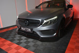 Maxton Design New Maxton Design Front Splitter V.1 Mercedes- Benz C-Class W205 Coupe AMG-Line