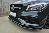 Maxton Design Maxton Design Front Splitter V.2 Mercedes CLA A45 AMG C117 Facelift