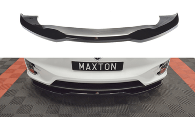 Maxton Design New GLOSS BLACK Maxton Design Front Splitter V.2 Tesla Model X TE-MODELX-FD2G