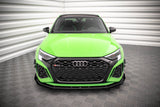 Maxton Design BLACK Maxton Design Front Bumper Wings (Canards) - Audi / 8Y / RS3 AU-RS3-8Y-CAN1