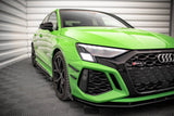 Maxton Design BLACK Maxton Design Front Bumper Wings (Canards) - Audi / 8Y / RS3 AU-RS3-8Y-CAN1